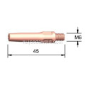 Pana 500A Сварочные контактные наконечники M6 * 45 CuCrZr